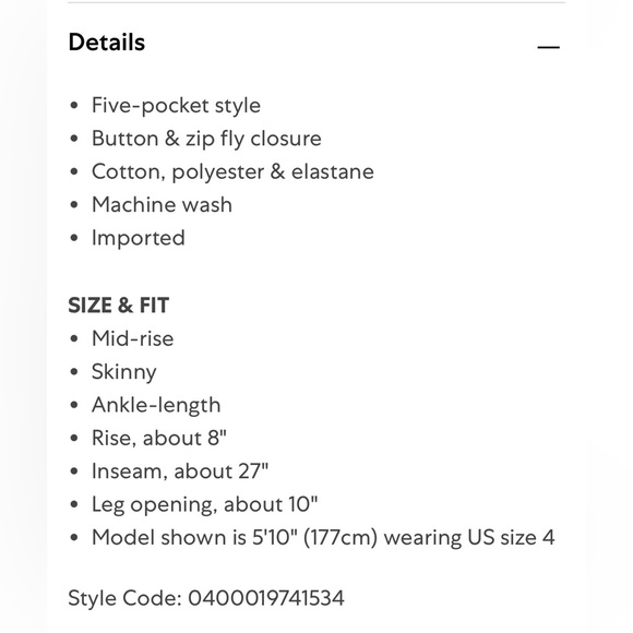 Hudson Natalie Mid Rise Skinny Ankle Jeans - Picture 4 of 13